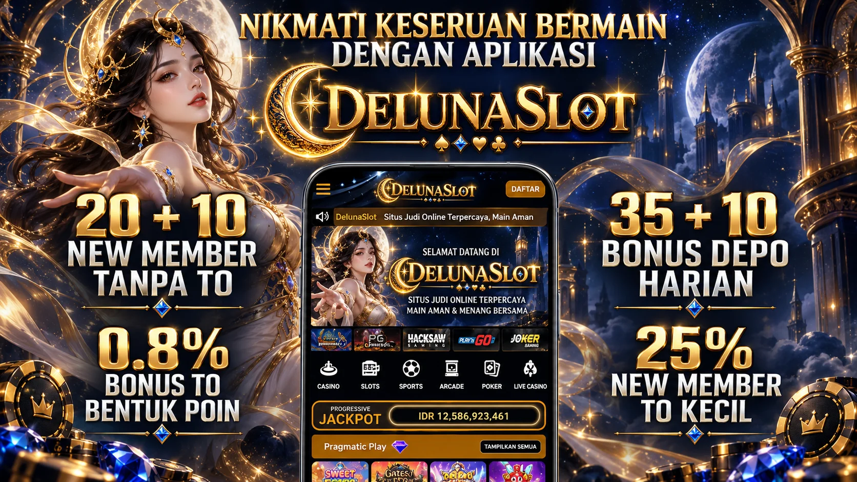 Login atau daftar Delunaslot